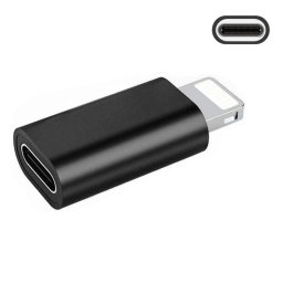 ENKAY HAT-PRINCE HC-6 MINI ABS USB-C / TYPE-C 3.1 à 8 broches Adaptateur de connecteur de port (noir)