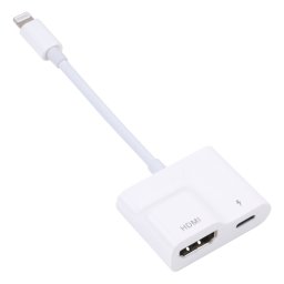 Convertisseur AV numérique 8 broches vers HDMI (Blanc)