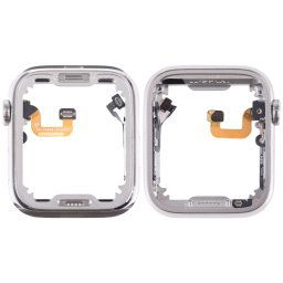 Pour Apple Watch Series 6 44mm plaque de lunette de cadre moyen avec haut-parleur/alimentation/câble flexible d'arbre rotatif