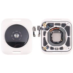 Coque arrière en verre avec bobine de charge sans fil pour Apple Watch Series SE 2022 40 mm LTE Edition (Starlight)