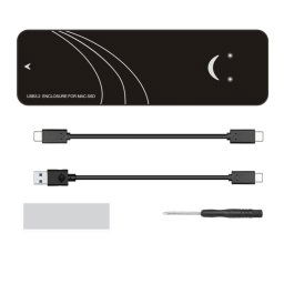 Adaptateur de boîtier SSD USB3.2 vers MAC pour disque dur Macbook Air Pro 2013-2017, spécification : kit de câble C-C 20 Gbit/s.