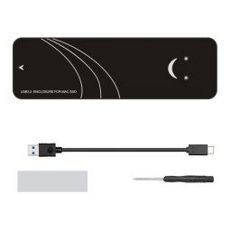 Adaptateur de boîtier SSD USB3.2 vers MAC pour disque dur Macbook Air Pro 2013-2017, spécification : kit de câble A-C 10 Gbit/s.