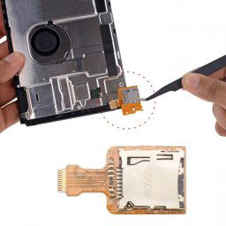 Pour emplacement pour carte Nintendo 3DS XL TF avec câble flexible