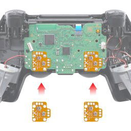 2 PCS Controller Analog Thumb Stick Drift Fix Mod pour PS5 / PS4 / Xbox One (Orange)