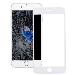 iPartsAcheter 2 en 1 pour iPhone 7 Plus (Lentille extérieure originale en verre + cadre d origine) (Blanc)