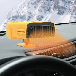 Voiture 12V Chauffage Dégivrage Neige Désembueur, Couleur: Jaune Chauffage