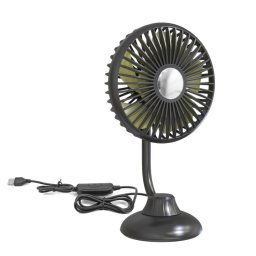 F502 Mini Hose Small Fan Car USB ventilateur (noir)