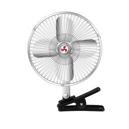 Clip de fixation puissant pour voiture refroidissant le ventilateur électrique à haute énergie éolienne, spécification : 20,3 cm en métal 24 V.