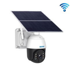 ESCAM QF624 1080P HD IP66 étanche WiFi panneau solaire PT caméra IP sans batterie