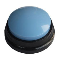 Pet Communication Button Dog Vocal Box Enregistrement Vocalizer, Style: Modèle d'enregistrement (Bleu clair)