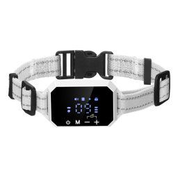 Dog Trainer Clôture électronique Smart GPS Arrêt d'aboiement sans fil (Blanc)