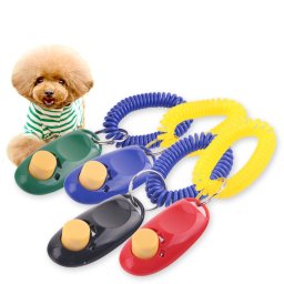 5 PCS Train d'entraînement de chien Clicker Vocalisation PET DISPOSITIF DE TRAITE D'ENTRAÎNEMENT CAT ET DE CHIEN Fournitures d'entraînement pour animaux de compagnie (livraison de couleurs aléatoires)