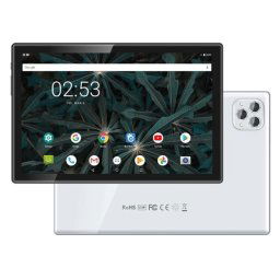 Tablette PC BDF P50 4G LTE 10,1 pouces, 8 Go + 256 Go, Android 12 MTK6762 Octa Core, prise en charge double SIM, (argent)
