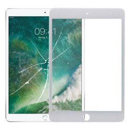 Lentille en verre externe de l'écran avant pour iPad Pro 10,5 pouces (blanc)