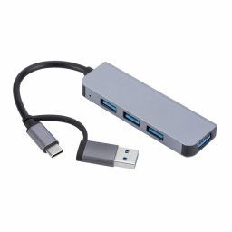 2301 4 en 1 USB + USB-C / Type-C vers USB Adaptateur HUB de station d'accueil multifonction