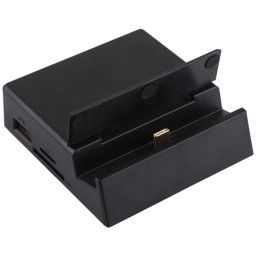 V105 USB-C / Type-C vers USB 2.0 x 3 + USB-C / Type-C + HDMI + Port audio + lecteur de carte SD / TF Support de téléphone multifonction HUB Station d'accueil