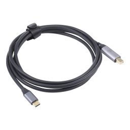 Câble d'adaptateur mâle USB-C / Type-C mâle à 4K 60Hz Mini DP Câble d'adaptateur, Longueur: 1,8 m