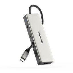 Wavlink UHP3415 85W Power Delivery USB-C/Type-C 10Gbps Hub Adaptateur de connexion multiport 5 en 1