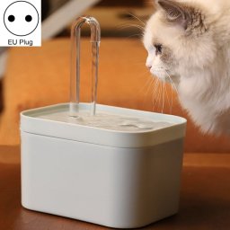 Fontaine à boire à flux de circulation automatique Cat Prise UE (230V) (Transparent)