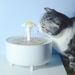 346578 Filtre de circulation automatique pour animaux de compagnie Cat Flowing Drinking Fundation, Spec: Arrêt automatique USB (Fleur)