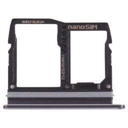 Nano SIM Plateau de la carte SIM + Nano SIM Plateau de carte / Micro SD Plateau de carte pour l'aile LG 5G LMF100N, LM-F100N, LM-F100V, LM-F100 (Noir)
