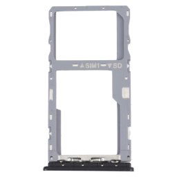 Plateau de carte SIM + plateau de carte Micro SD pour T-Mobile Revvl 4+ 5062 506W 5062Z (noir)