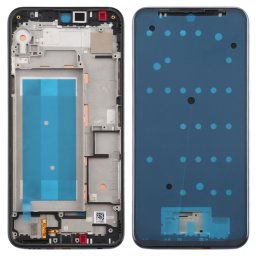 Boîtier avant plaque de cadre LCD pour LG K50 / K12 MAX / LMX520BMW / LMX520EMW (Version SIM unique) (noir)