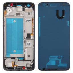 Boîtier avant Plaque de cadre LCD pour LG K40 / K12 + K12 Plus / X4 2019 X420EM X420BMW X420EMW X420HM X420 X420N (Version SIM unique) (Noir)