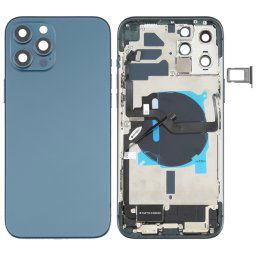 Ensemble de couvercle arrière de batterie (avec touches latérales et sonnerie de haut-parleur et moteur et objectif de caméra et plateau de carte et bouton d'alimentation + bouton de volume + port de charge et module
