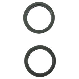 2 PCS Caméra arrière Lentille de verre en métal à l'extérieur du protecteur Hoop Bague pour iPhone 13 (vert)