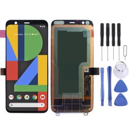 Écran LCD d'origine pour Google Pixel 4 avec assemblage complet du numériseur (noir)