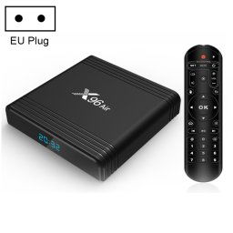 X96 Air 8K Smart TV BOX Android 9.0 Lecteur multimédia avec télécommande, Quad-core Amlogic S905X3, RAM : 4 Go, ROM : 32 Go, WiFi double bande, Bluetooth,