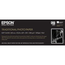 Epson Traditional papier photo 61 cm x 15 m, 330 g S 045055