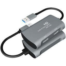 Z31 HDMI Femelle vers HDMI Femelle + Audio + Boîte de Capture Vidéo USB 2.0