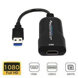 K004 Capture vidéo HDMI vers USB 3.0 UVC HD (noir)