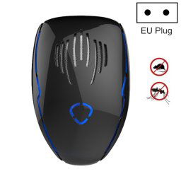 DC-9015 Souris électronique ultrasonique à fréquence variable multifonction à économie d'énergie domestique et anti-moustique, Style: Prise UE (Noir)