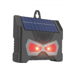 Répulsif solaire ultrasonique extérieur pour souris, répulsif pour animaux Flash LED (SJZ059)