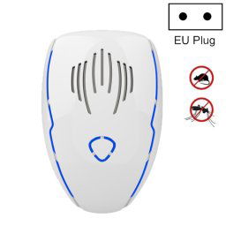 DC-9015 Souris électronique ultrasonique à fréquence variable multifonction à économie d'énergie domestique et anti-moustique, Style: Prise UE (Blanc)