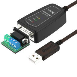 DTECH DT-5019 Câble de conversion USB à RS485 / RS422, puce FT232, longueur: 1,5 m