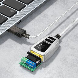 DTech DT-5019 USB à RS485 / 422 Adaptateur de communication de ligne de série de convertisseur industriel (1,2 m)