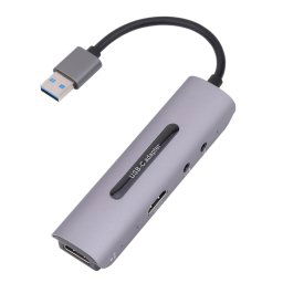 Z39 HDMI / F + microphone HDMI / F + Audio + carte de capture USB 4K, support Windows Android Linux et MacOS, etc.