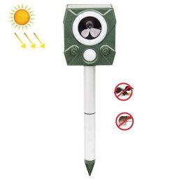 Électronique Repeller à rongeller le renommée d'animaux en plein air ultrasonique (vert)