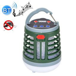 Piège à moustiques d'éclairage de charge USB audio Bluetooth (vert W881)