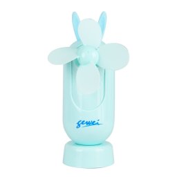 Ventilateur portatif silencieux de chargement USB (bleu)