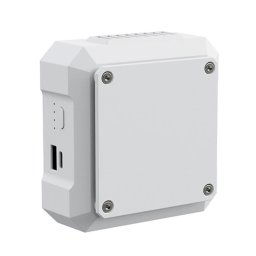 Ventilateur d'éclairage extérieur monté à la taille avec fonction d'alimentation, support multifonctionnel, ventilateur de cou suspendu (blanc)