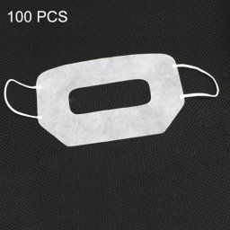 100 PCS masque de protection pour les yeux d'hygiène masque jetable blanc pour lunettes de réalité virtuelle