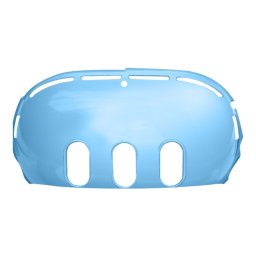 Pour Meta Quest 3 PC Coque de protection, style : coque unique (bleu transparent ordinaire)