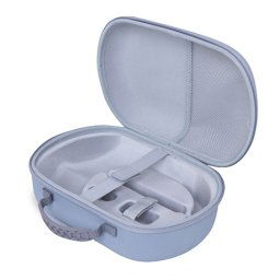 Pour Apple Vision Pro VR Sac de rangement à coque rigide EVA anti-chute et absorbant les chocs (violet)