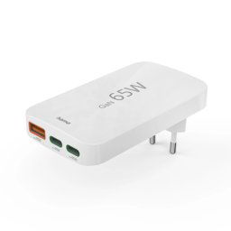 Hama Mini chargeur plat 65W 2xUSB-C/1xUSB-A, blanc 201976