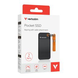 Verbatim Pocket SSD USB 3.2 2TB noir/orange 32197